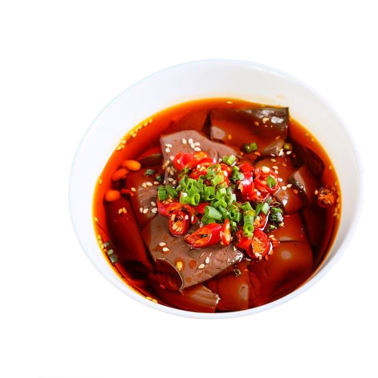 duck blood soup
